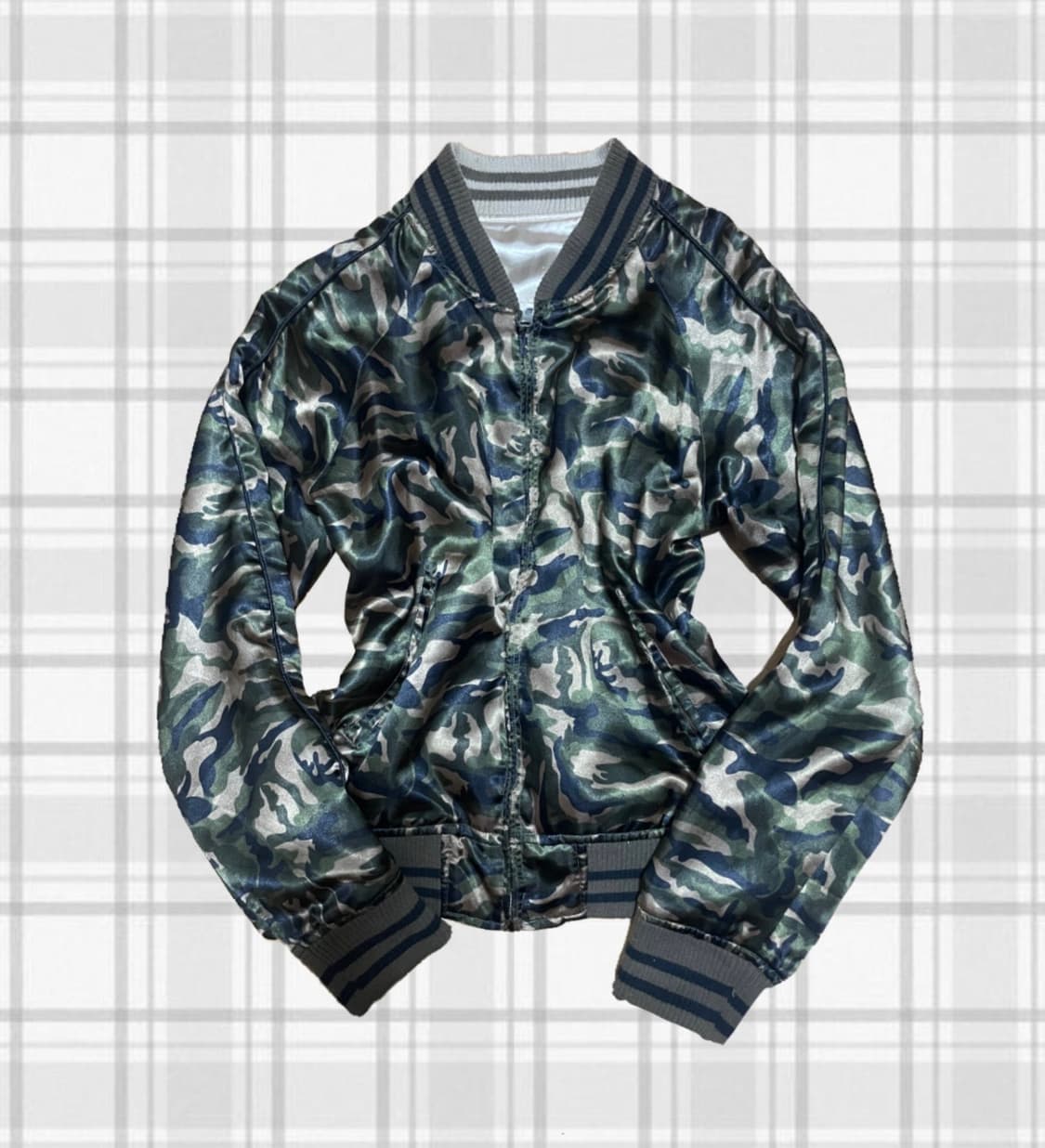 빈티지 카모 져지 상품이미지1