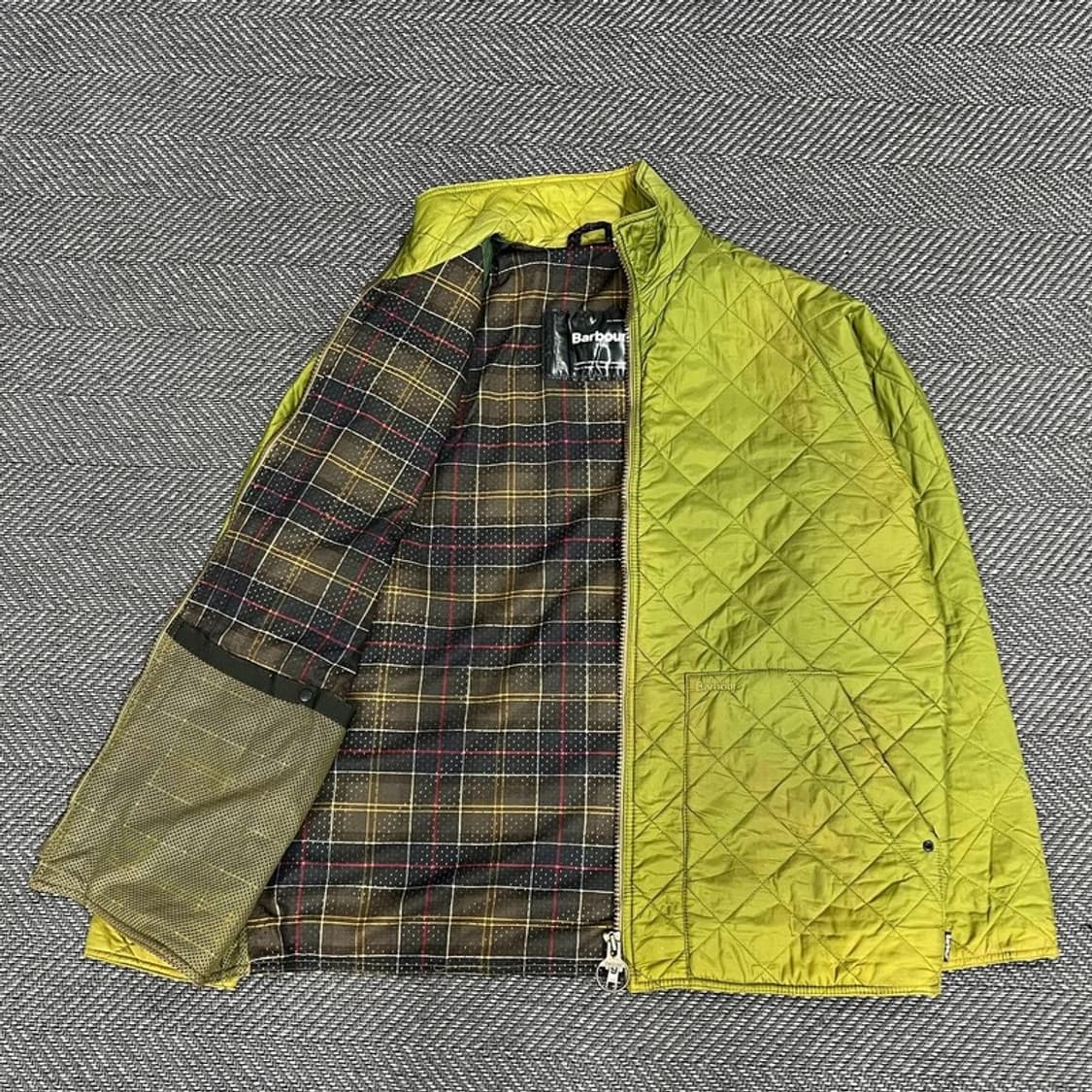 바버 퀄팅 집업 자켓 v1165 상품이미지3