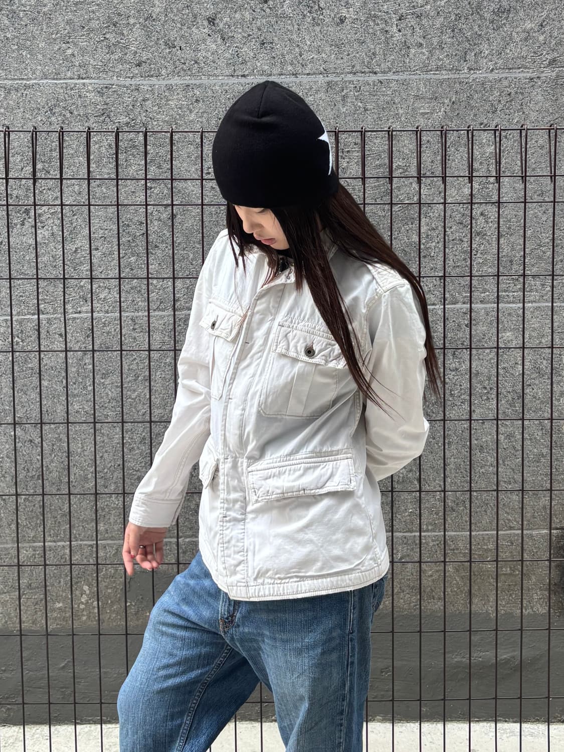 폴로진스 화이트 필드자켓 상품이미지1