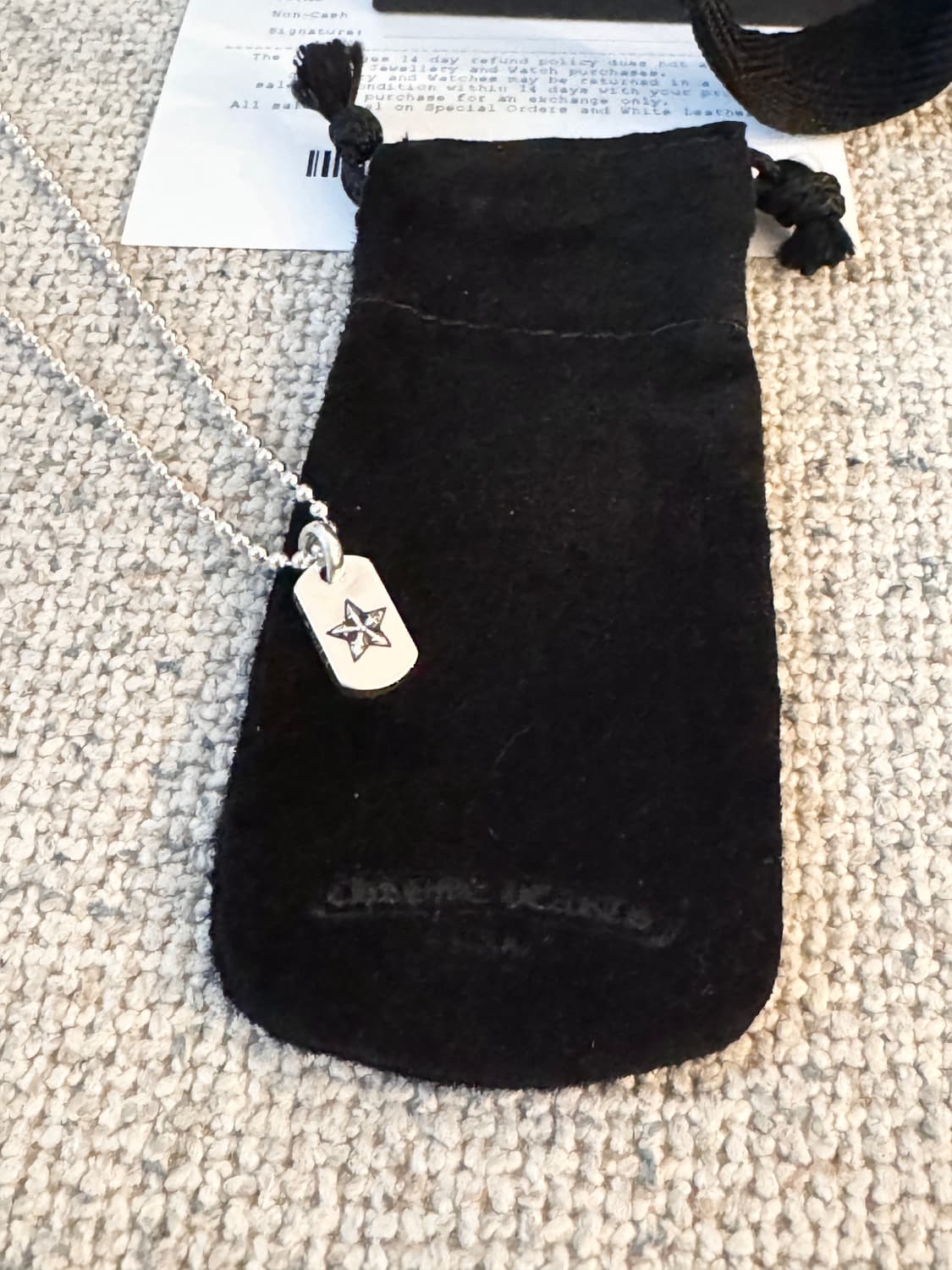 크롬하츠 타이니 스타 도그택 볼체인  상품이미지5