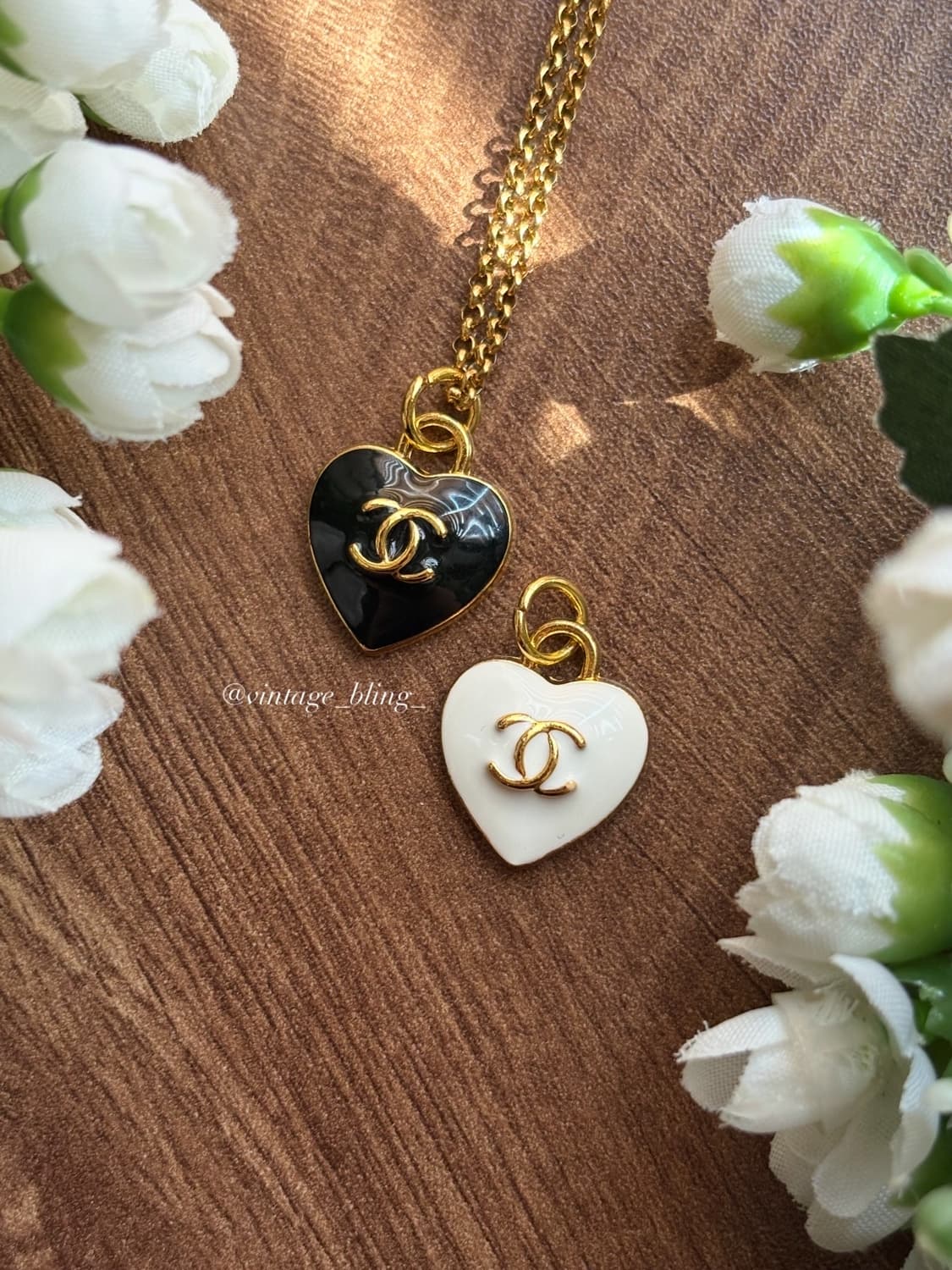 샤넬 빈티지 하트 목걸이 상품이미지2