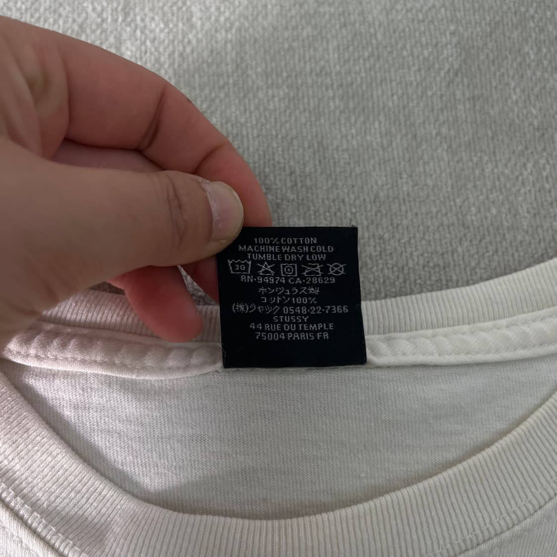 105 스투시 다이스 피그먼트 반팔티 상품이미지5