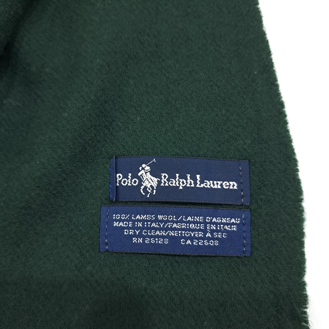 MX354 폴로 랄프로렌 포레스트그린 램스울 목도리 머플러 상품이미지6