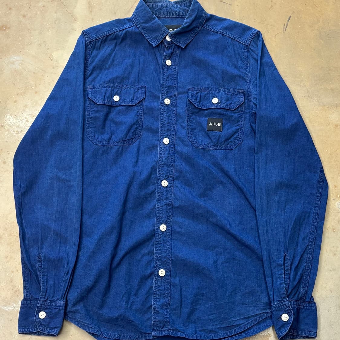 🫶🏻 아페세 x 칼하트 Two Pocket Navy 셔츠 🫶🏻 상품이미지1