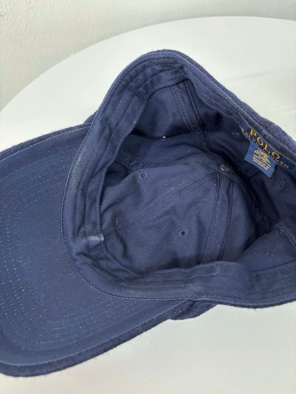 폴로 랄프로렌 울 P 로고 볼캡 모자 상품이미지6