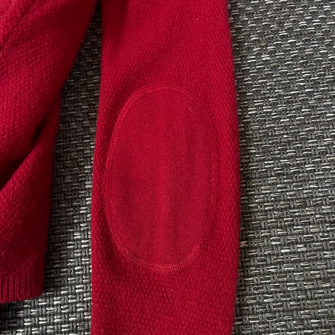 라코스테 레드 로고패치 울 긴팔 니트 38 상품이미지6