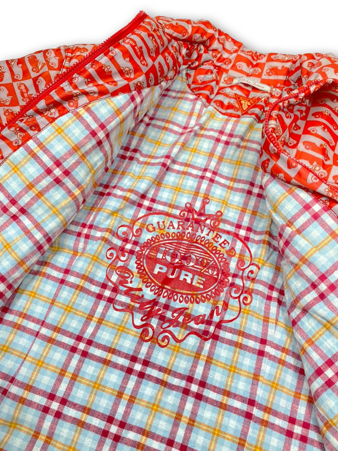 오일릴리 레드프린팅 패딩 상품이미지5