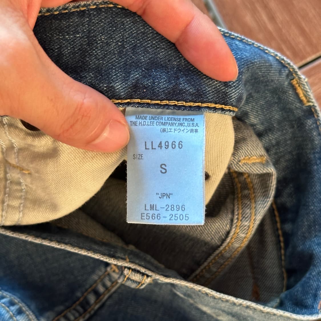 Lee baggy half denim pants 상품이미지9