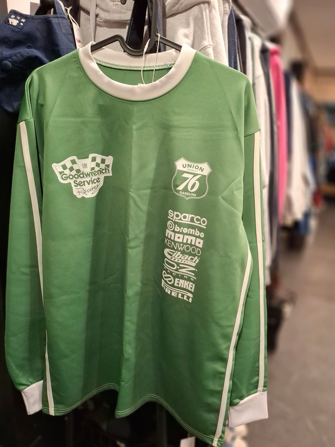 (마지막특가) 유니섹스 저지 레이싱 티셔츠 상품이미지1