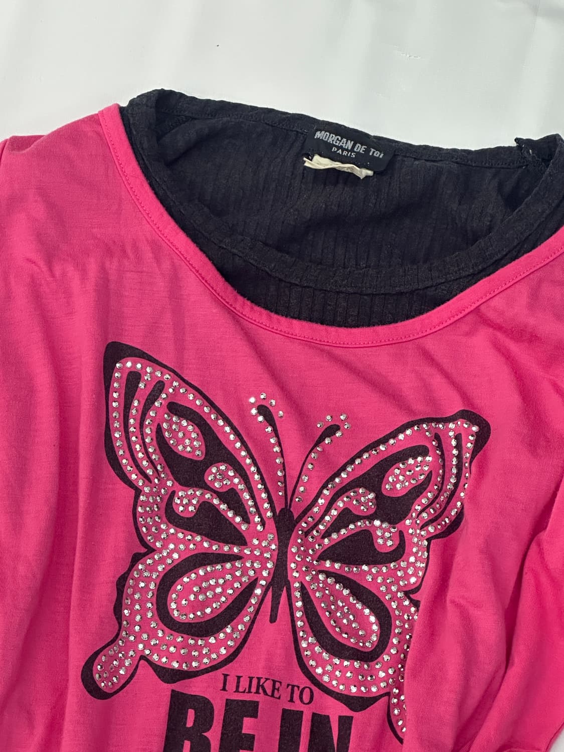 🦋팝갸루 y2k 숏팬츠 코디세트🦋큐빅 핫핑크 레이어드 펑크 락 상품이미지3