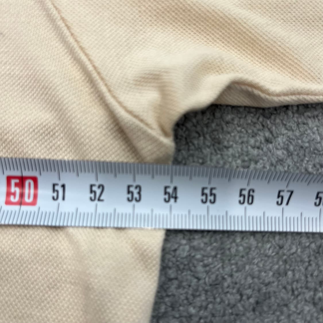 95 YSL 입생로랑 긴팔 피케 티셔츠 아이보리 상품이미지7