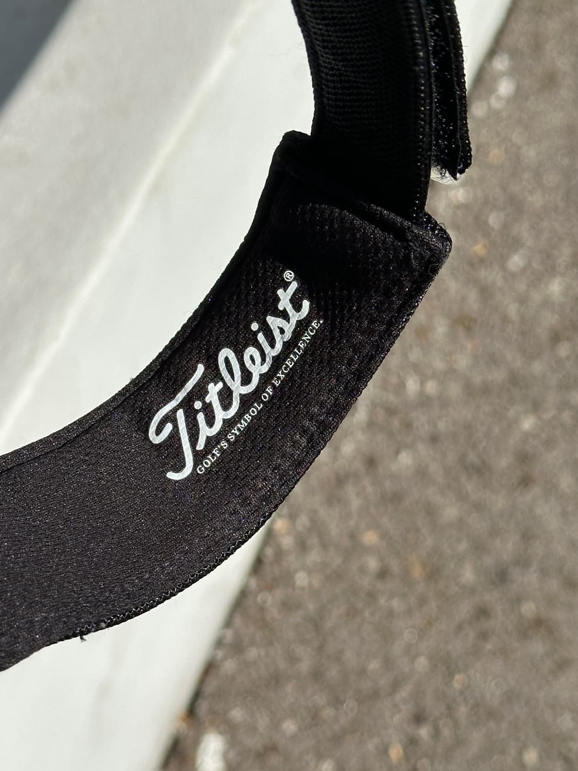 [F] 타이틀리스트 블랙 썬캡 썬바이저 모자 상품이미지7