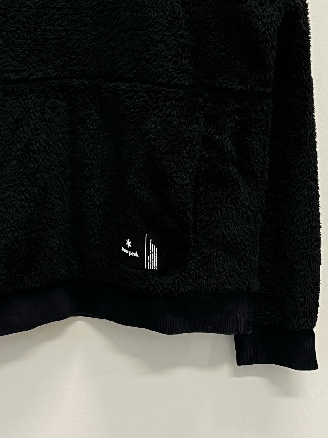 (L) 스노우피크 셰르파 맨투맨 블랙 상품이미지3