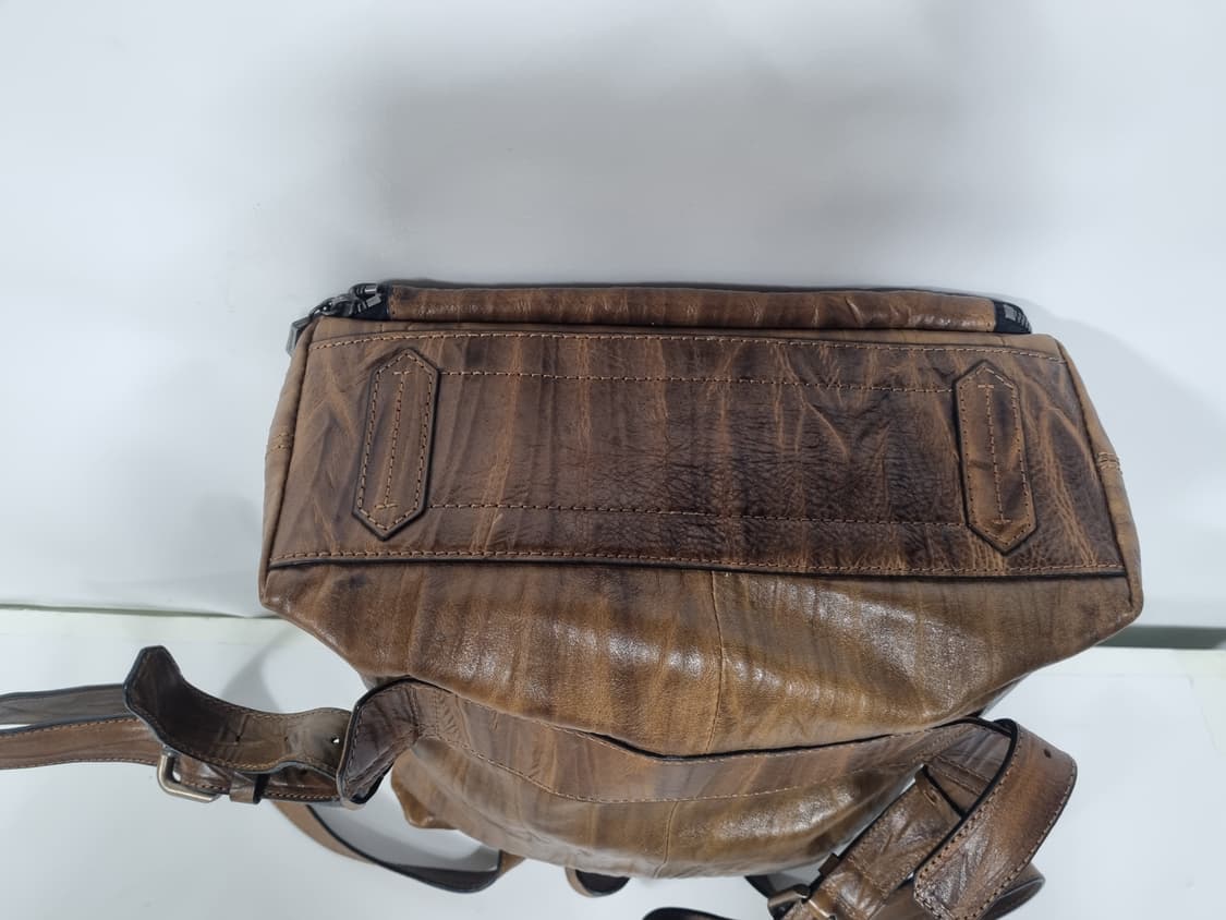 루즈앤 라운지 빈티지 브라운 가죽 백팩 상품이미지4