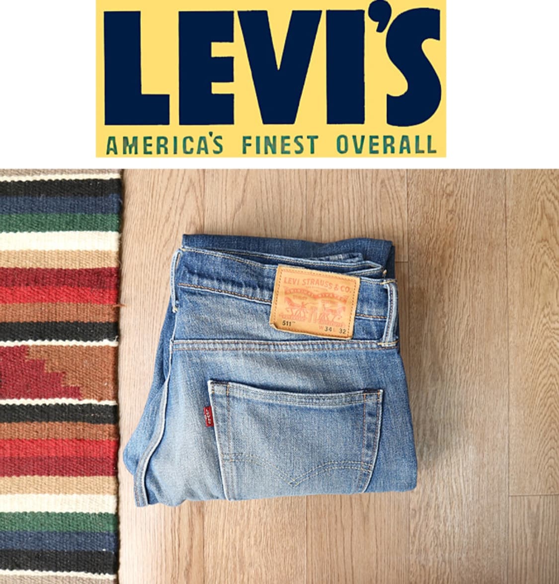 
LEVIS 리바이스 511 슬림핏 데님 33 상품이미지1