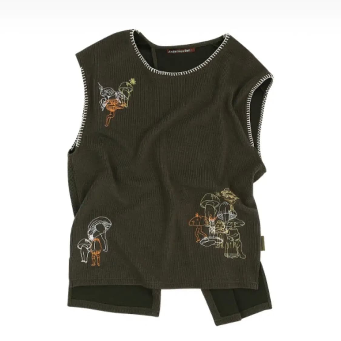 앤더슨벨 자수 베스트 니트 조끼 상품이미지1