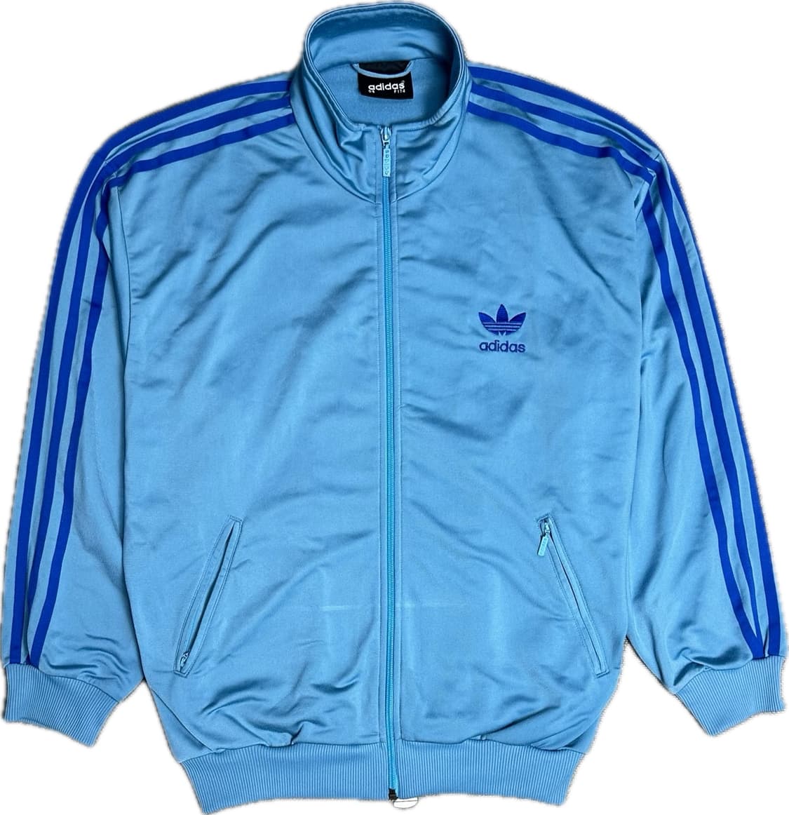 극희귀 아디다스 1990s 트랙탑 비비드블루 상품이미지1