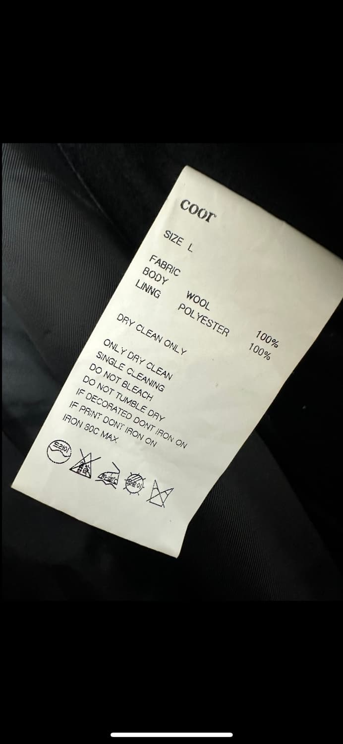 쿠어 coor 오버핏 더블 롱 코트 상품이미지6