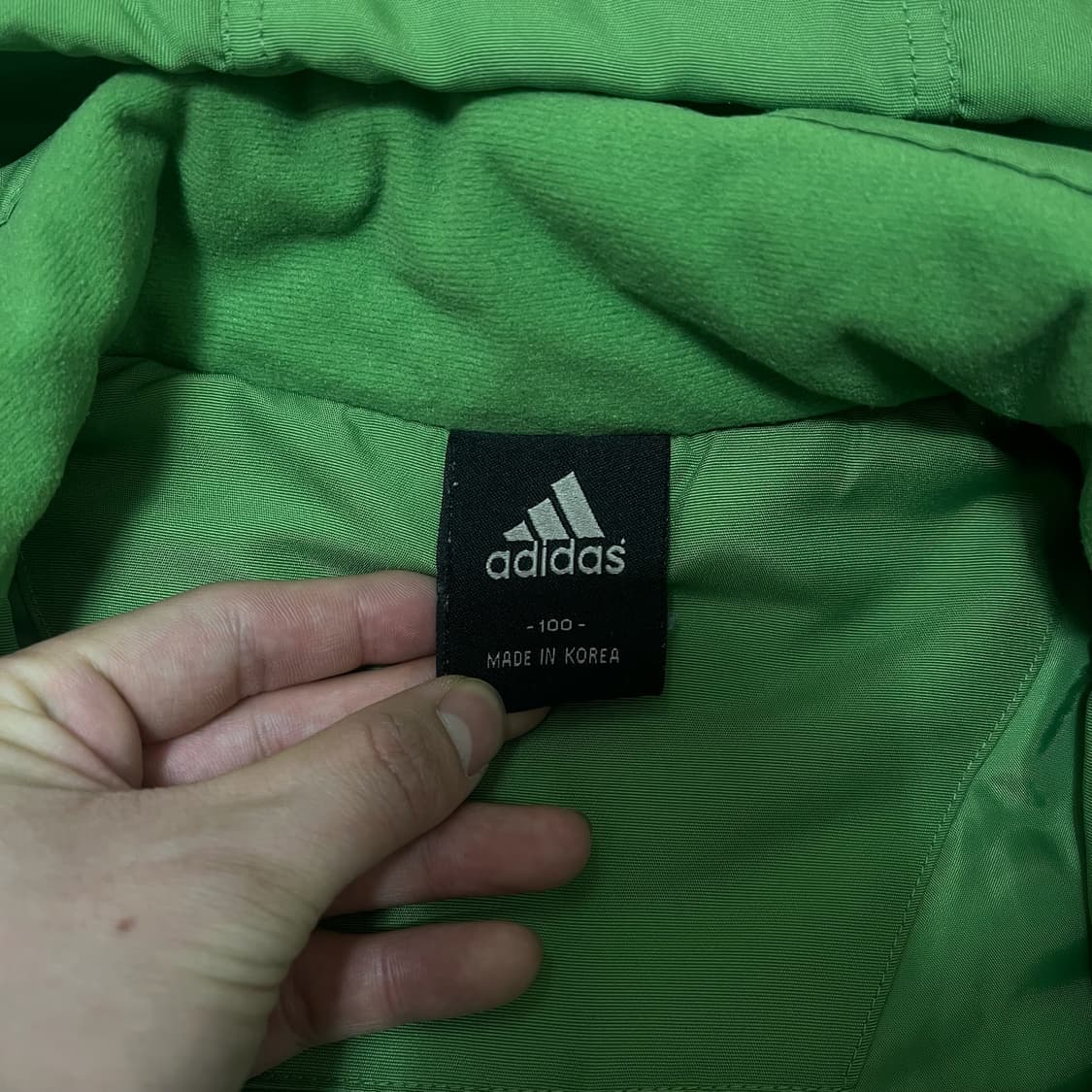 아디다스 올드스쿨 로고 후드 바람막이 자켓 L/100  상품이미지5