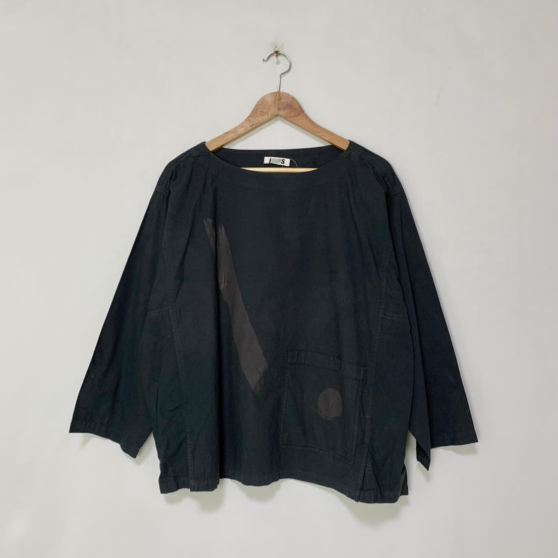 이세이미야케 빈티지 워시드 차콜 빈티지 7부 롱슬리브 긴팔 티셔츠 상품이미지1