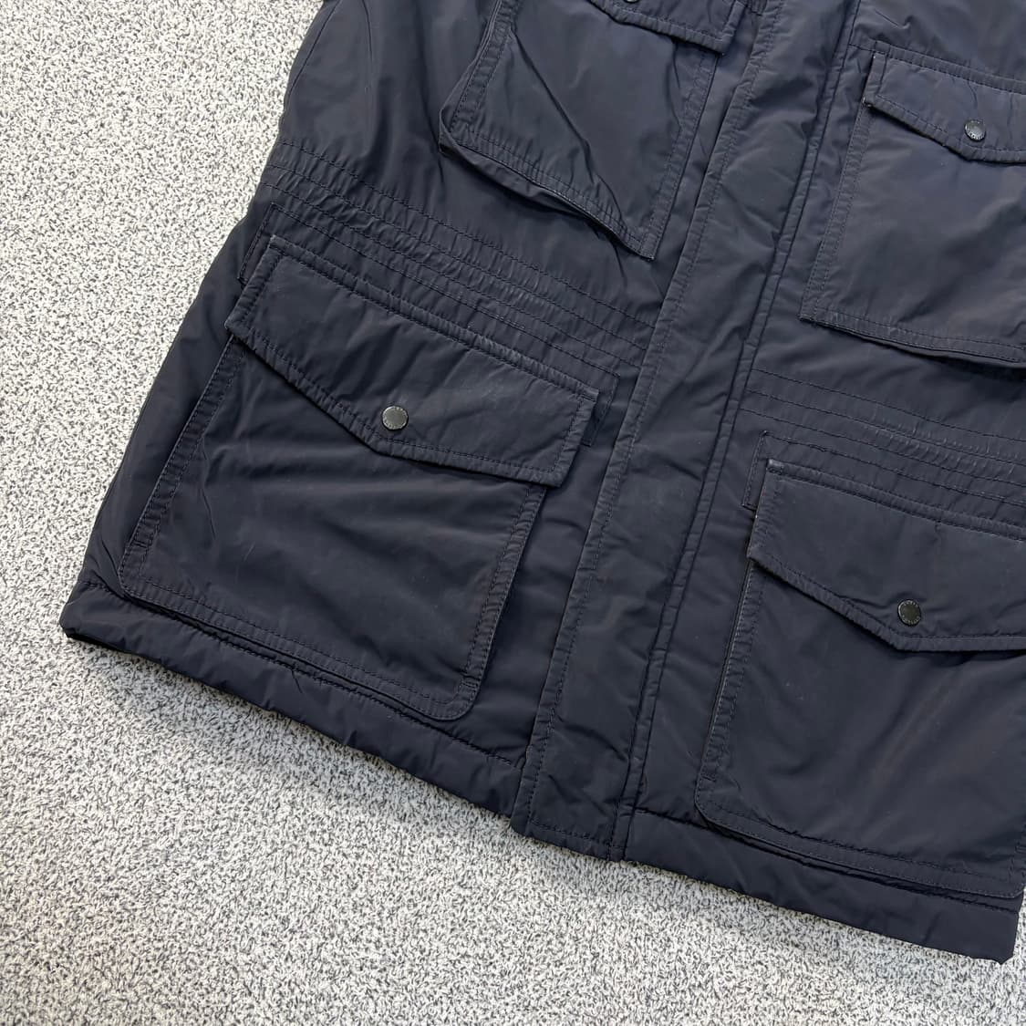 100 헨리코튼 포켓 집업 야상 자켓 0304J 상품이미지4