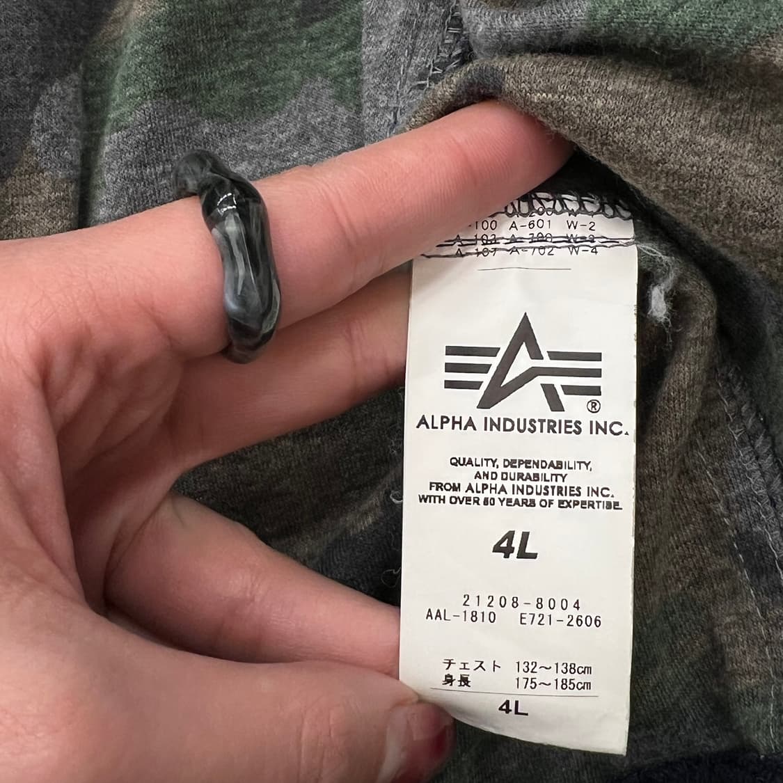 알파 밀리터리 블루종 r2768 상품이미지7