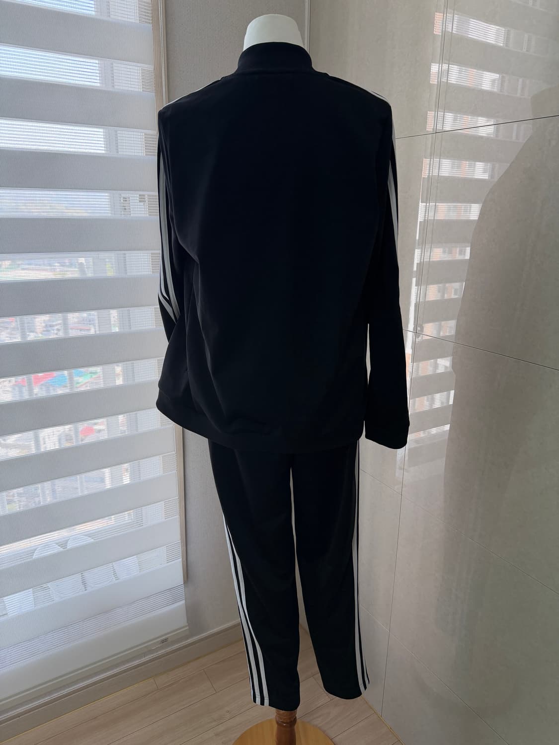 아디다스 블랙 져지,트레이닝 세트 M 상품이미지5