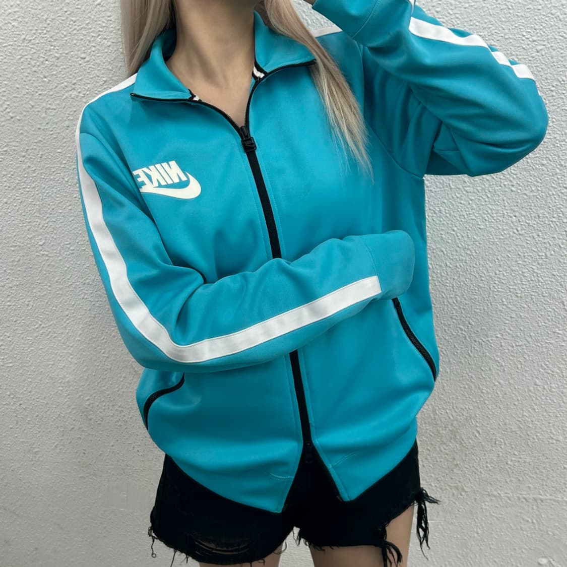 나이키 화이트라인 민트맛 집업 XL 상품이미지1