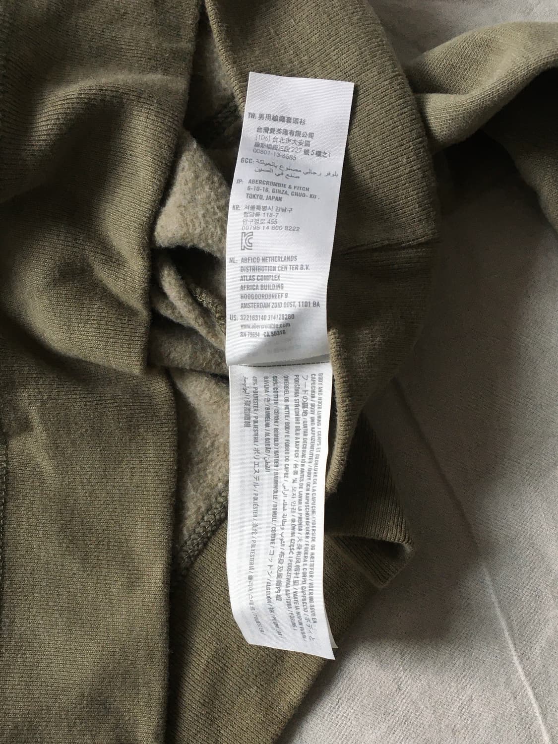 홀리스터 자수 빅로고 후드티 상품이미지6