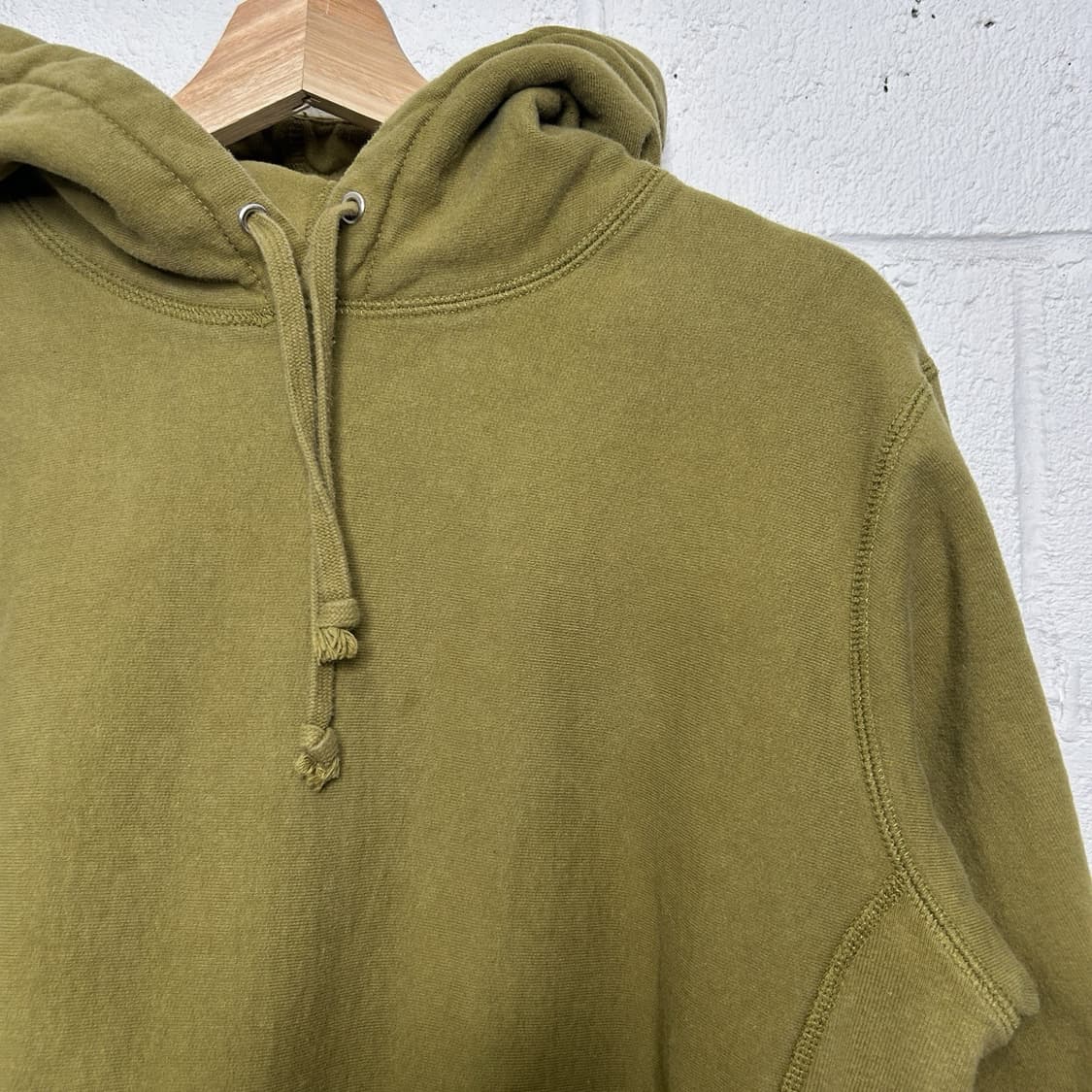 SS17 슈프림 슬리브 아크 후드티 올리브 상품이미지2