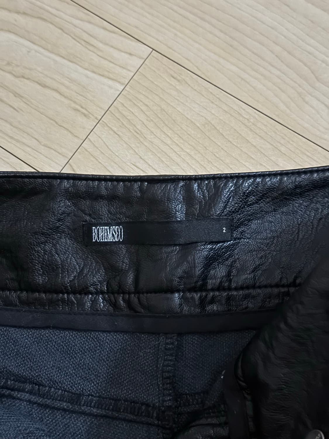 Motorcycle leather shorts 상품이미지3