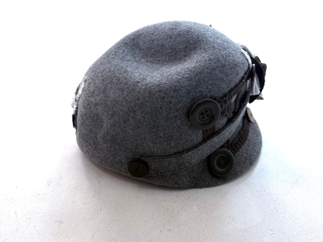 Antique patch flower napoleon riding cap 상품이미지4