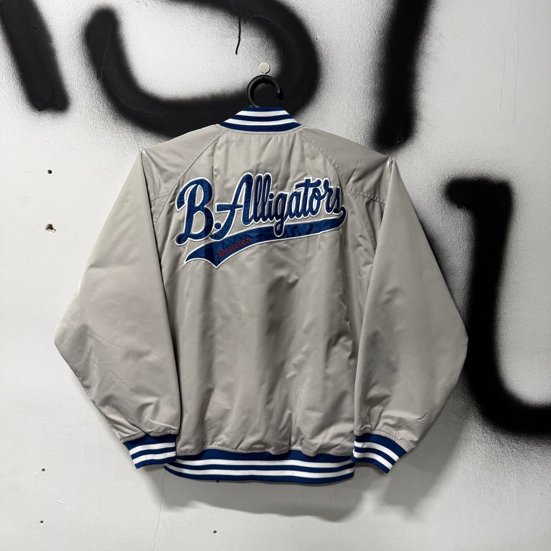 VTG 빈티지 빅사이즈 리버시블 올드스쿨 자수 패치 바시티 자켓 상품이미지2