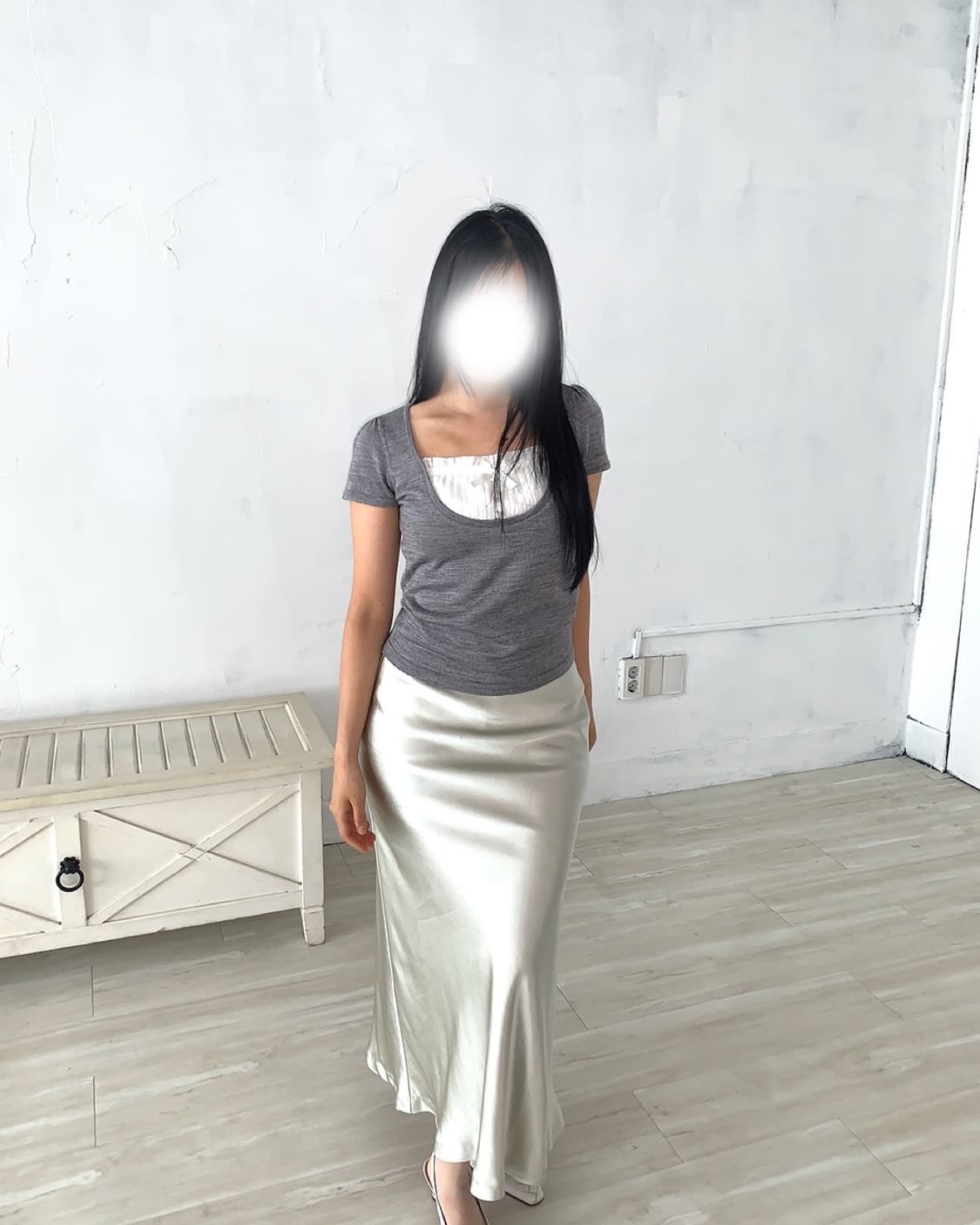 Lovley Grey Cardigan & Blouse Set 상품이미지6