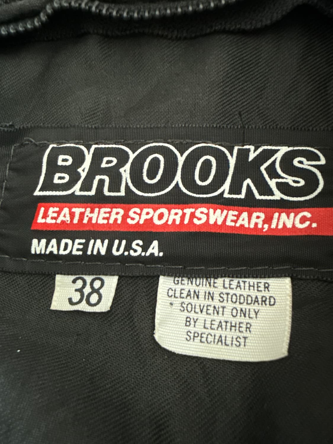 BROOKS 80-90ss 소가죽 레더자켓 상품이미지7
