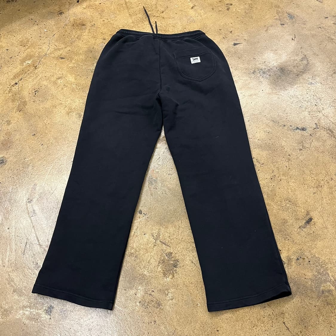 [정품/L] Lee 검정색 트레이닝 바지 b16 상품이미지3
