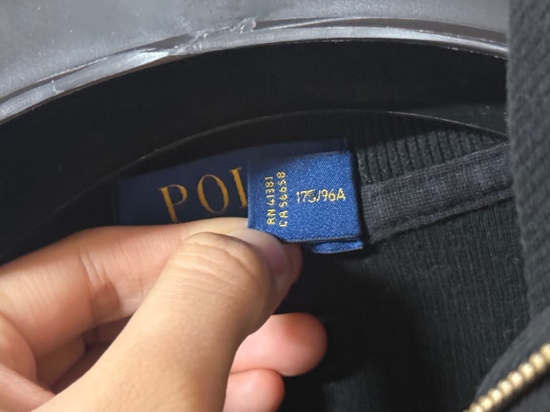 폴로 랄프로렌 반집업 니트 M 상품이미지7