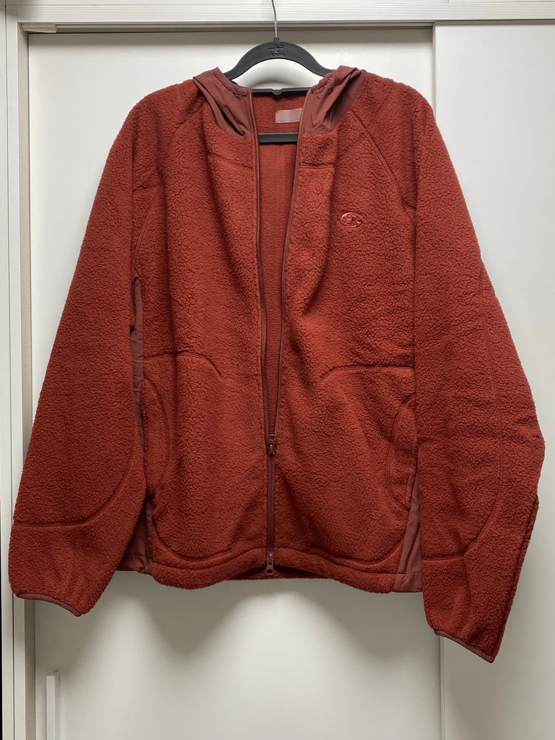 산산기어 플리스 재킷 브릭레드 2사이즈 상품이미지7