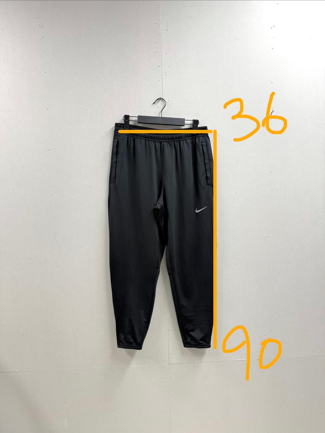 남성 M 80 / 나이키 에센셜 니트 팬츠 블랙 상품이미지2
