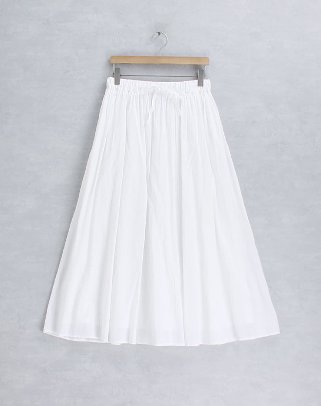 CINEMA CLUB _ white cotton skirt _S4379 상품이미지1