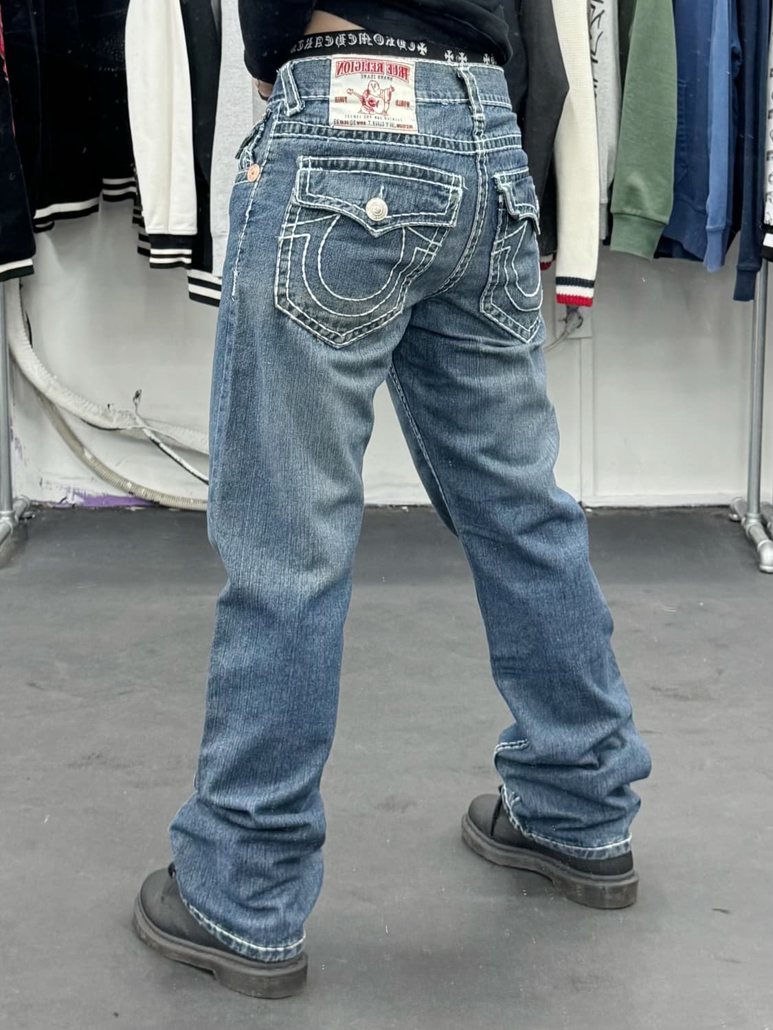 트루릴리전 조이 슈퍼티 스티치 데님팬츠 상품이미지5