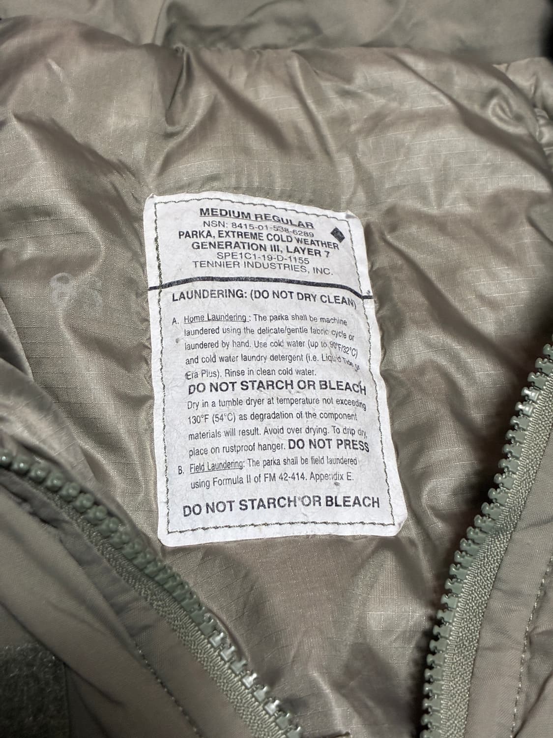 미군 프리마로프트 파카 상품이미지5