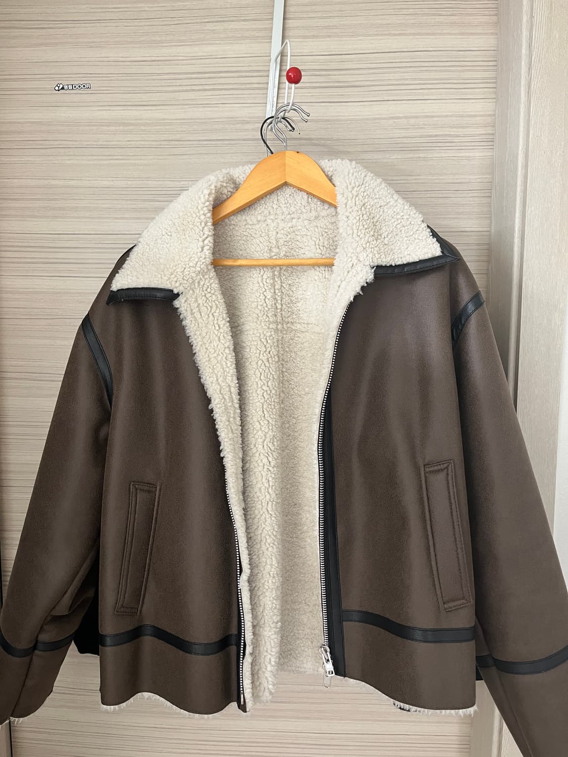 도프제이슨 무스탕 레더 자켓 상품이미지1