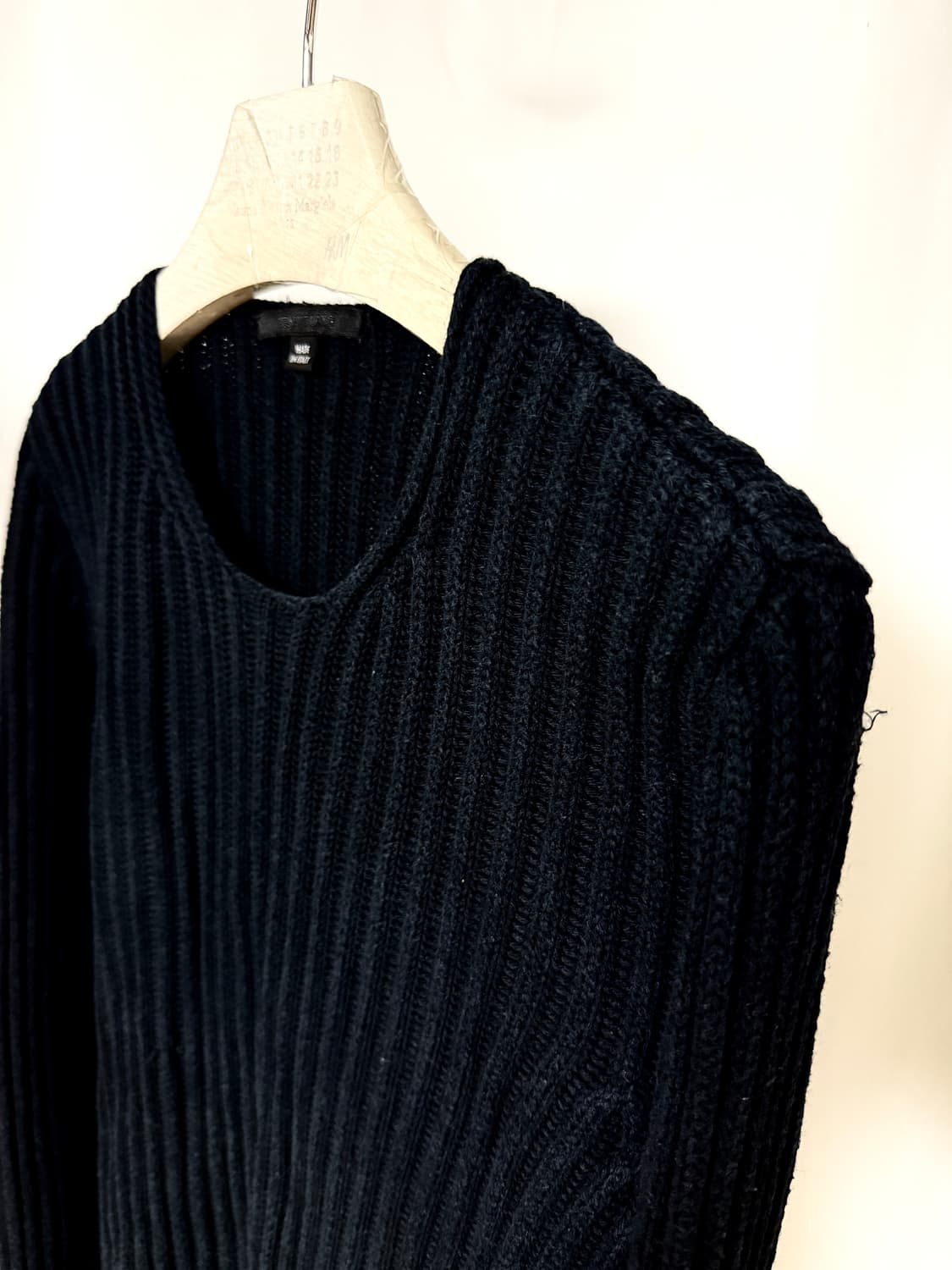 헬무트랭 90s 밀리터리 코만도 골지 니트 상품이미지2