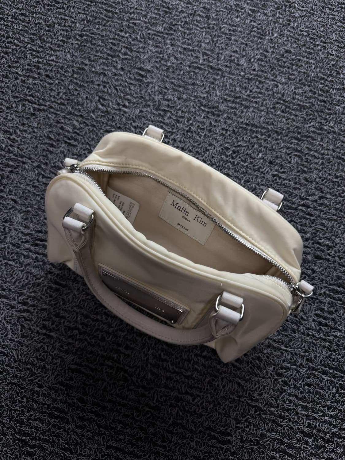 마뗑킴 베이비 스포티 토트백 아이보리 1360 상품이미지3