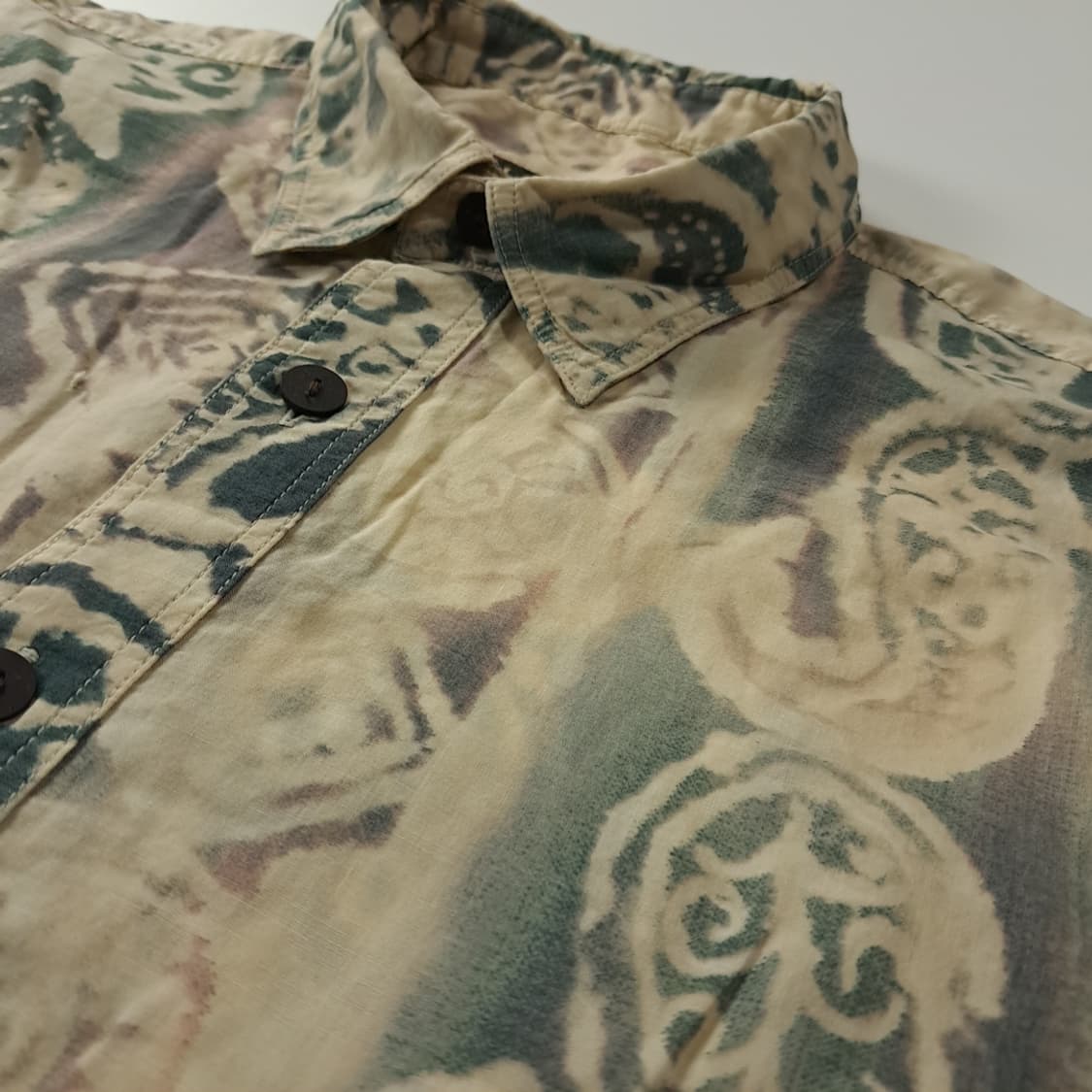 CK383 L 팀버랜드 90s 에스닉 페이즐리 반팔 셔츠 남방 상품이미지4