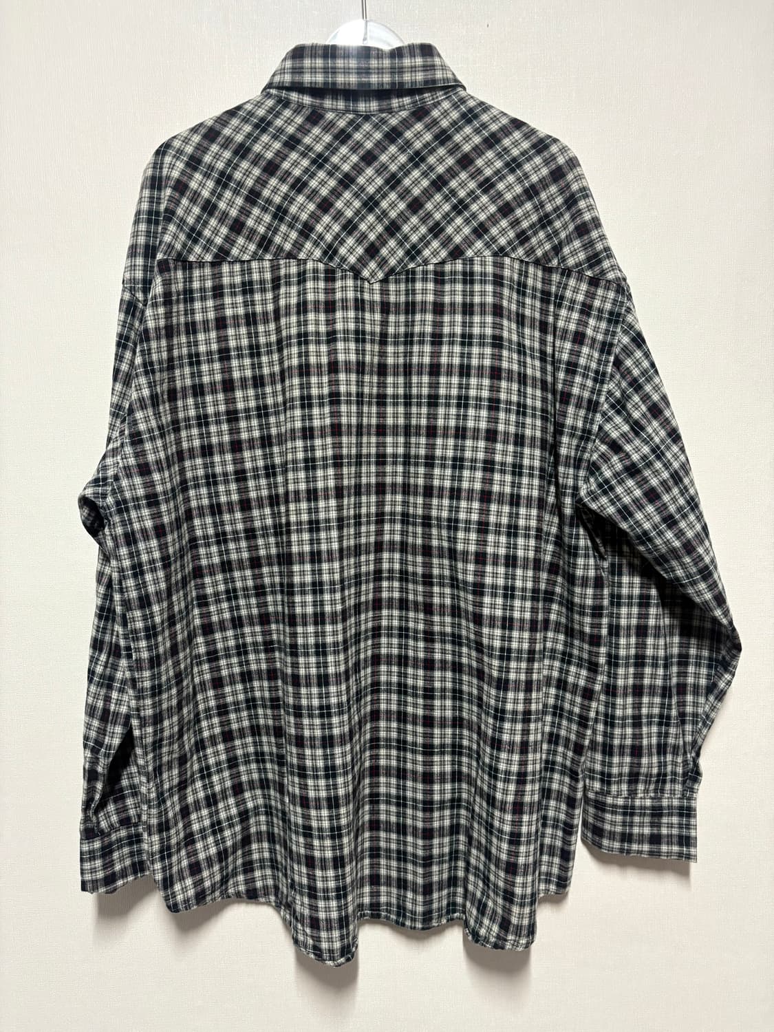 [L] 90's West Coast Choppers 웨스턴 체크 셔츠 상품이미지2