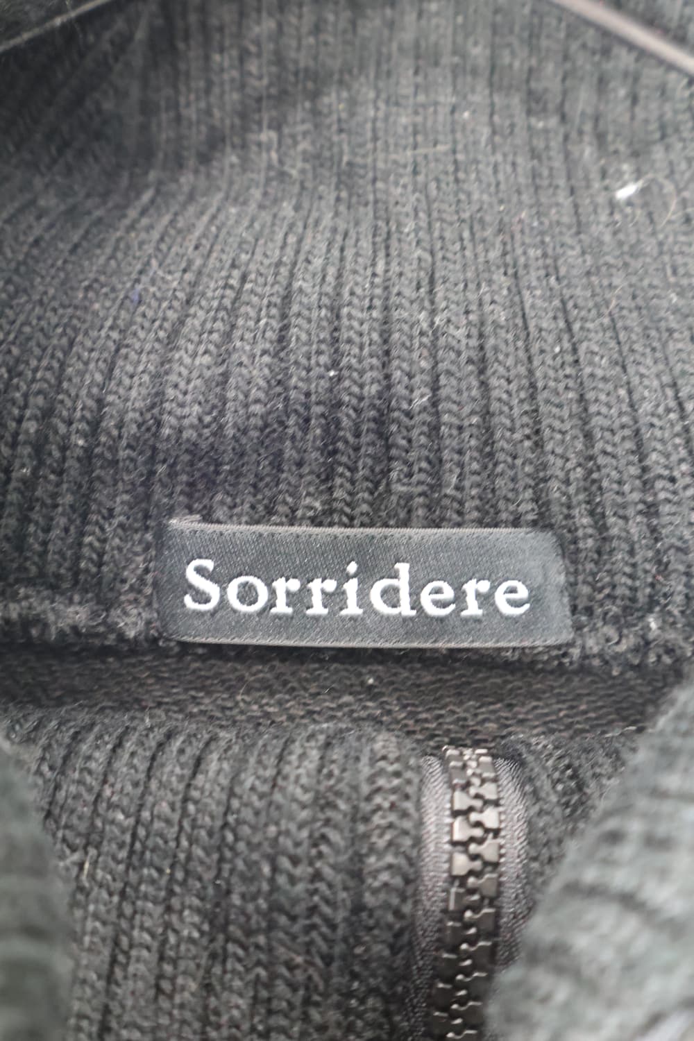 Jpn Black High-Neck Zip-Up Hoodie 상품이미지6