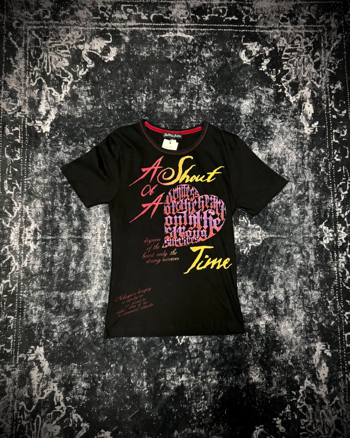 In the Attic Heart Printed T-Shirt 상품이미지1