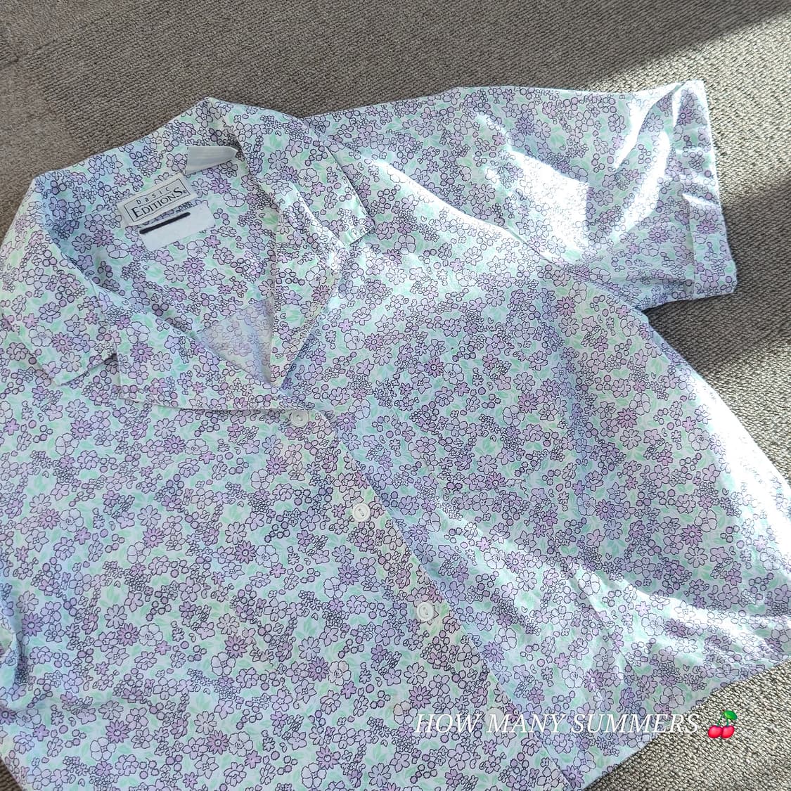 Basic Editions 플라워 패턴 반팔 셔츠 상품이미지7